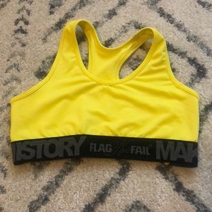 Flag Nor Fail sports bra
